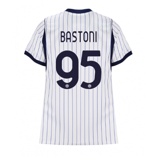 Billige Fotballdrakt Inter Milan Alessandro Bastoni #95 Replika Bortedrakt Dame 2026-27 Kortermet Billige Fotballdrakt Inter Milan Alessandro Bastoni #95 Replika Bortedrakt Dame 2026-27 Kortermet